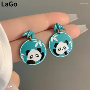 Dangle Ohrringe Fashion Schmuck 925 Silbernadel 2024 Trend Cute Style Panda für Frauen, die Großhandel verkaufen