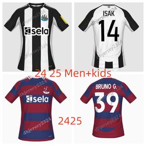 2425 Bruno G. Fußballtrikots Wilson Saint New Castles Maximin Isak United Football Shirt Home Away FA Player Version Männer Kids Kit Kit