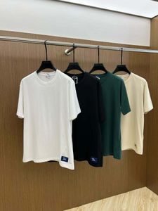 Luxury brand men's and women's designers solid color T-shirts for couples, fashionable and casual street tops, high-quality T-shirts