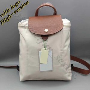 Sırt çantası kadın okul cüzdan bodur çantalar beyaz tasarımcı çanta sırt çantaları gerçek deri nakış atı klasik sıradan seyahat naylon kasp sacoche okul çantası 0cbz