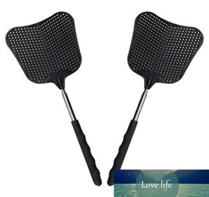 Mosquito and Fly Killing Plastic Fly Swatter Retractable Stainless Steel Rod Suitable for Indoor and Outdoor Use 2 Pack3980414