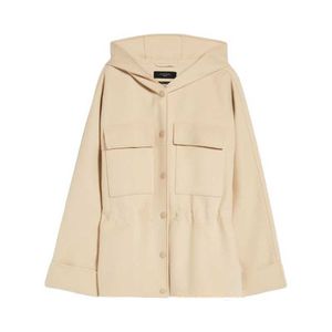 Jaquetas de casaco de casaco de grife de grife de lã mistura de casacos jaqueta de trincheira de cor solta de cor sólida de cor sólida feminina feminina lã de lã ro2u