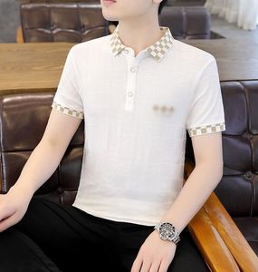 1629L Mens Designer koszula polo Summer Short Sleeve cienk klasyczny koszulka designerska koszulki marki koszule