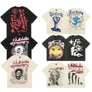 TシャツハイストリートTシャツの男性デザイナーヒップホップシャツ女性と男性特大のTシャツの女性マンTシャツヘルスター長シャツ綿