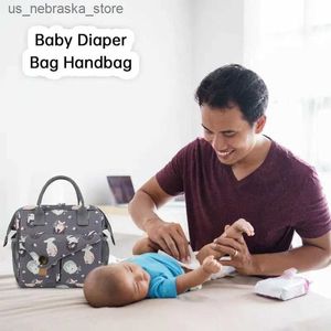 Windelbeutel Baby Schlafsack Wickel schwangere Frau Reisenbeutel Handtasche Neugeborene Windel Ersatzbeutel mehrere Taschen Mütter Kindertagesbeutel Q240418