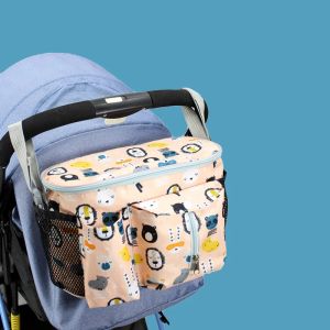 Belt Baby Filler Bolsas de fraldas Acessórias de carrinho de bebê Sac A Langer Bebe Nappy Bag Saco de enfermagem Pocket Auto Organizer Storage Storage Basket