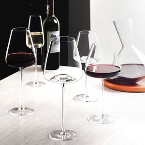 Sommelier Series Red Wine kieliszek Puchar schludne przyjęcie weselne Picie szkła Pure Clear Crystal Champagne Flute Flutes Wineglass