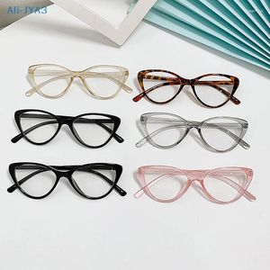 Okulary przeciwsłoneczne moda unisex cat oko gładkie okulary dla kobiet pc rama okulary imprezowe kobiety dekoracyjne okulary