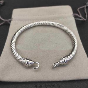 David Yurma Bracelet DY Bracelet Designer Cable Bracelet Fashion Jewelry for Women Men Gold Silver Pearl Head Cross Bangle Bracelet Dy Jewelry 494