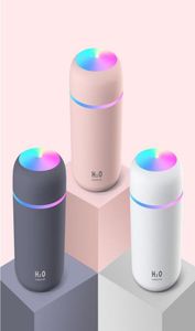 자동차 가습기 300ml USB USB Ultra Dazzle Cup Aroma Diffuser Cool Mist Maker Air Emidifier Romantic Light29847184238878을 사용한 Purifier