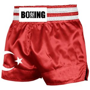Męskie szorty Algierskie Flaga Muay Thai Shorts Dzieci i dorosłych Szkolenie Gym Spodnie bokserskie Taekwondo BJJ MMA Shorts J240325