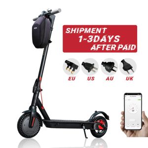 Scooters Hezzo EU US Warehouse kostenloser Versand elektrischer Roller HS04 Hochwertiger Mobilität Escooter 36V 350W M365 7.8AH Langstrecken Moped fol