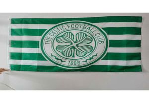 Celtic Futbol Kulübü Bayrağı 5x3ft 150x90cm Polyester Baskı Pirinç Gromets ile Kapalı Açık Bayrak 3241974