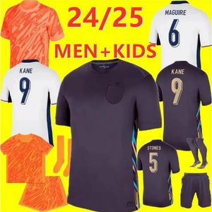 2024 Maglie di calcio in Inghilterra Kane Rashford Sancho Grealish Mount Foden Henderson Saka Inghilterra 24 25 National Football Men per bambini Versione per bambini Child 999