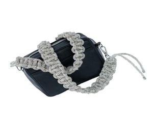 Bag Strap Handmade Crystal Braided Purse Handbag Crossbody Guitar Camera Wristlet Strap Strap For Bag 2206297729983