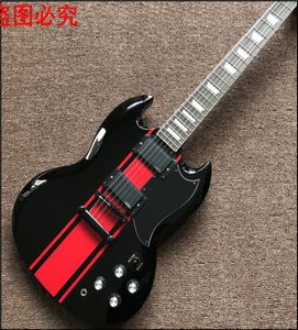2017 Müzik Aletleri Çin Elektro Gitarlar 22 Kapalı düğme Brezilya Ahşap Yeni Gelme Özel Mağazası SG G400 Gerçek PO Shows4891230