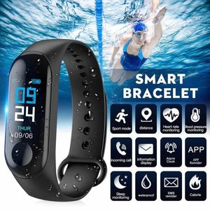 Sports M3 Smart Watch Smartwatch Bracelet M3 Pro Wristband Smart Band for Women Men Smart Wristband Kids Smart Watch 240419