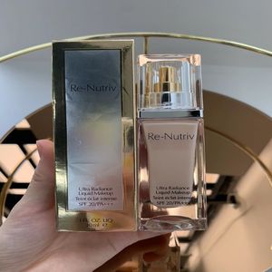 기초 최고 품질의 브랜드 Re-Nutriv Tra Radiance 액체 메이크업 30ml 드롭 배달 건강 뷰티 얼굴 Otaej