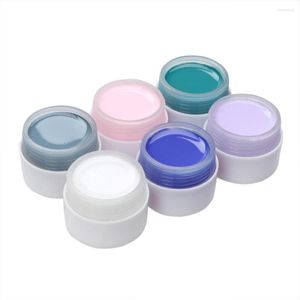 Nagelgel grossist- 6pcs/set 6 färger Pure UV Polish Set Kit Art QQ LED Gel#12 gratis