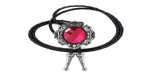 Renkli Moda Rhinestone Western Cowboy Cowgirl Bolo Kravat İnsan Giysileri Aksesuarları çinko Alaşım Kravat Düğün Hediye Kolye 4729898