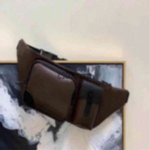 Väskor Christopher Bumbag Belt Cross-body Genunie Cowhide läder midja axelväska M45337228V