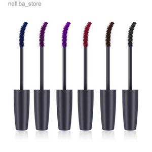 Mascara Prywatna etykieta 6 Colors Gruby rzęs Wodoodporny nie malewa rzęs przedłużanie wydłużanie długotrwałych oczu Makeup Mak