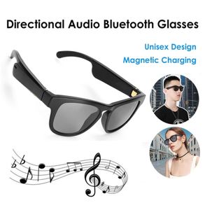 2020 Ny musik solglasögon High End Smart Wireless Bluetooth -högtalare Händer Ringande IPX5 Waterproof 3D Stereo Glasses8956233