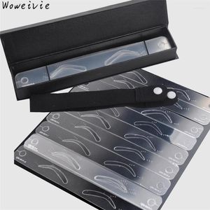 Airbrush Tattoo Supplies Wholesale- High Quality Microblading Training Permanent Makeup Eyebrow Shaping Stencils Card