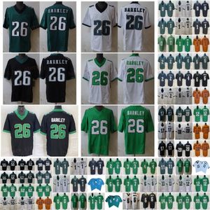 Saquon Barkley Jason Kelce Jalen Hurts Football Jerseys Brown Devonta Smith Brian Dawkins Haason Reddick Darius Slay D'Andre Swift Goedert Mailata Reggie White