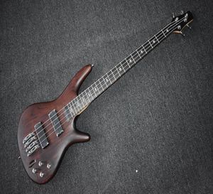 Factory Custom Special Brown Electric Bass Guitar con 4 Stringsash BodyChrome Hardwarecan essere personalizzato9587728