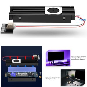 Cuscinetti di raffreddamento ssd cuscinetto da calore nvme pcie per m2 2280 ssd disco rigido figo raddoppiatore termico per desktop PC