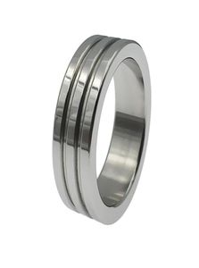 Stainless Steel Penis Ring Lock Bondage Cbt Metal Cock Rings Delay Erotic BDSM For Men Dick Cockring Adults 2106188409297