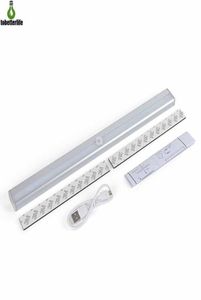 20 LED PIR Motion Sensor Cabinet Light Cupboard Wardrobe Bed Lamp LED Under Cabinet Night Light For Closet Stairs Kitchen8708045