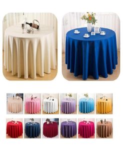 ROUNDRECTANGULAR TABLEDKLÄDA Bord Täck 100 Polyester Washable Table Cloth Home Dinner Party Wedding Banket Decoration6360907