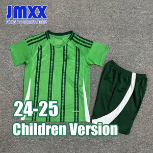 JMXX 24-25ノーザンアイルランドチャイルドサッカージャージーキットホームアウェイキッドユニフォームジャージーフットボールシャツ2024 2025トップアンドショーツ子供バージョン