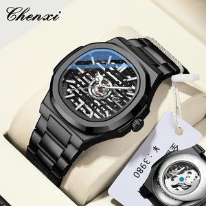 Wristwatches CHENXI 8822 Fashion Luxury Quartz Wrist Hand Watch Waterproof Stainless Steel Clock Casual Mens Low Price