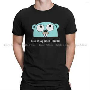 Camisetas de camisetas masculinas de engenharia de eletricidade de eletricidade para homens Golang Gopher Humor Casual camiseta de alta qualidade na moda