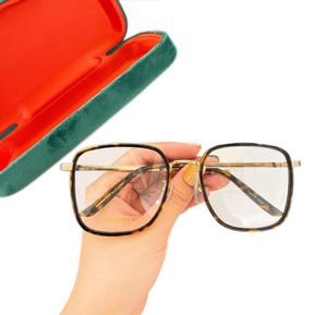 النظارات الشمسية النظارات العصرية للنساء الرجال الكامل إطار مختلط اللون الأبيض الأرجواني المضاد للأوراق الزخرفية نظارات وصفة طبية S7345622