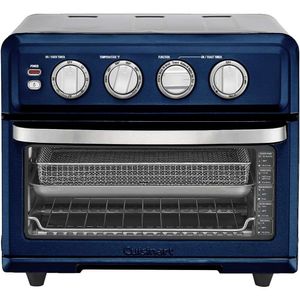 8-i-1 Luft Fryer och konvektion brödrost med ugn med bakning, grillning och värmealternativ-Rostfritt stål TOA-70 (Navy Blue)-Versail Kitchen Appliance
