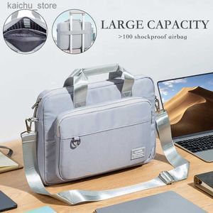 その他のコンピューターアクセサリMacBook Air用ラップトップショルダーバッグ15 Pro 16 M2 M3 2023 14 15.6 Dell Asus HP Lenovo Y240418用のメッツムーサンガーハンドバッグスリーブケース