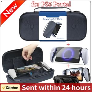 Fall Travel Case Storage Bag for PS Portal Kickstand Case Cover Transparent Screen Protector för Sony PlayStation5 Portal Tillbehör