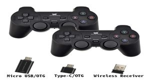 Podwójny 24G bezprzewodowy kontroler gier dla Android Smart Phone Joystick Gamepad na PC Dual Controller4297958