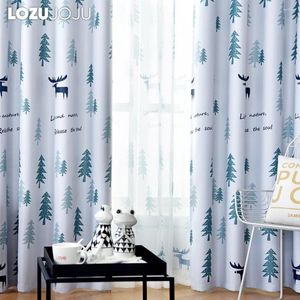 Cortina lozujoju folhas de planta sombreamento de tule tule tule cortinas puras decorativas para o quarto da sala de estar 1pc