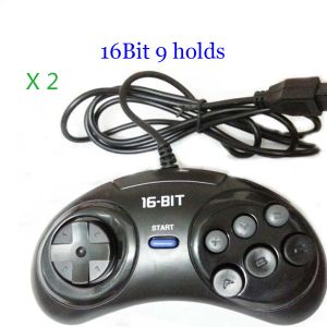 GRITTA 2PCS/1PC Controller di gioco per SEGA Genesis per controller manico a 16 bit Pulsante GamePad per gli accessori del gioco SEGA MD