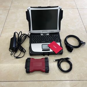 VCM2 Full Chip Diagnostic Scan Tool för Ford IDS V129 Soft-Ware SSD Laptop CF19 Toughbook Touch Screen Computer Full Set Ready to Use