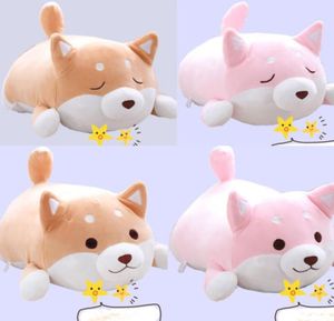 Anime shiba inu köpek yumuşak peluş yastık yastık hayvan evcil hayvan bebek doldurulmuş oyuncak hediye2243346