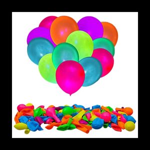 200 Glow Glow Party Balloons Glow In the Dark for Birthday Decoration Wedding Glow Party Supplies Fluorescent Balloons 240410