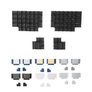 Tillbehör PBT KeyCaps DSA PBT Tomt Keycaps för ergodox Mechanical Gaming Keyboard