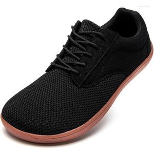 Casual Shoes Fujeak Plus Size Sneakers för män som inte är halkfria barfota bekväma minimalistiska promenader trendiga herrskor