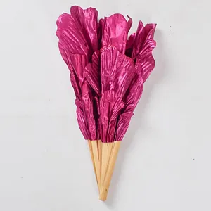 Decorative Figurines Fashionable Peony Petal Fan Double Side Flower Nice-looking Chinese Style Handheld Shape Folding